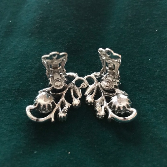 Vintage Coro Aurora Borealis clip back earrings. $100.00 - Picture 6 of 6